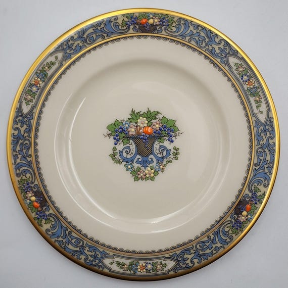 VTG Lenox Autumn Presidential 5-pc Place Setting Gold Trim