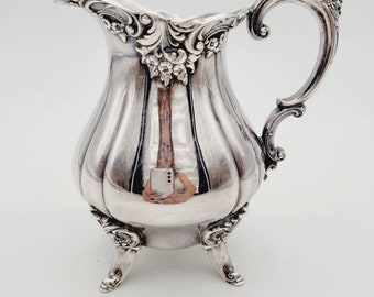 WALLACE Antique Silver Plate Baroque Creamer #284 Rare Discontinued