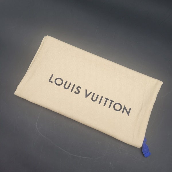 LOUIS VUITTON Drawstring Beige dust bag (19X 11.5) AUTHENTIC