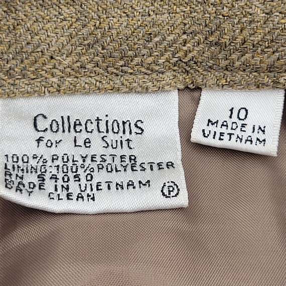 Collections By Le Suit Set Blazer & Pants Sz 10 B… - image 9