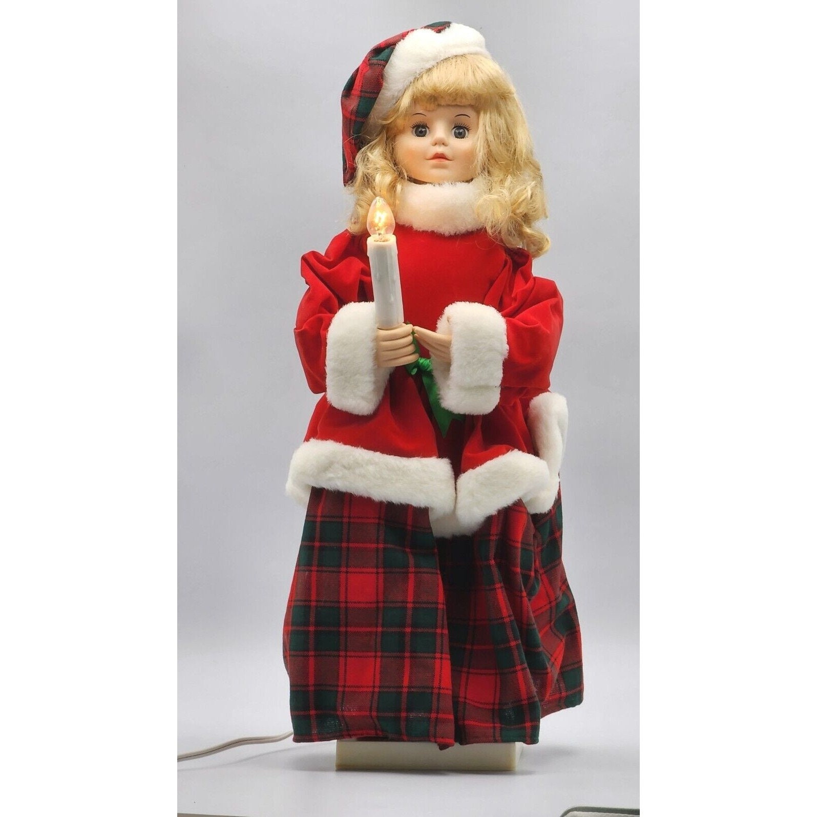 【✳︎toto✳︎さま】vintage ୨୧ * 雪降るクリスマス かわいい姉妹 Telco the Original Motion-ettes of Christmas Animated Girl With