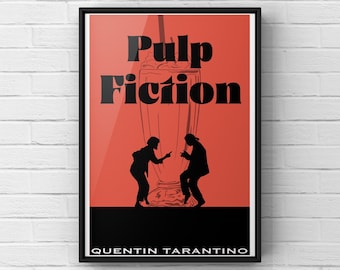 Pulp Fiction movie illustration poster