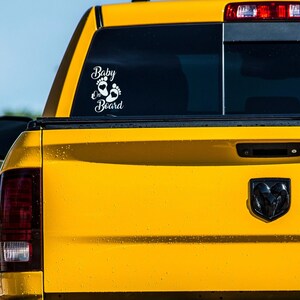 Baby on Board Feet Vehicle Decal