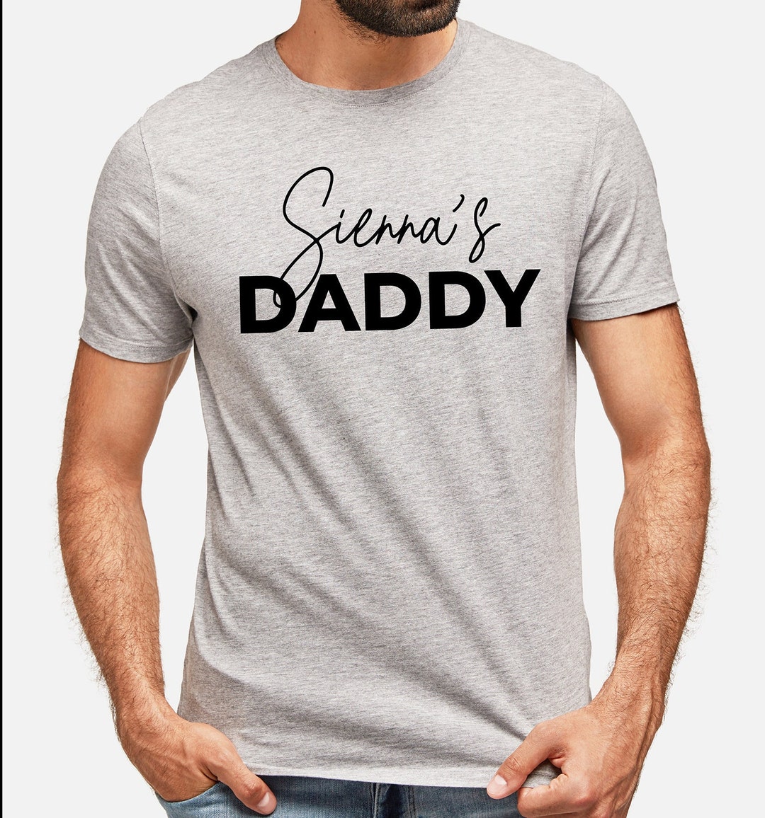 Custom Dad Shirt Daddy Shirt With Kids Name Father's Day - Etsy