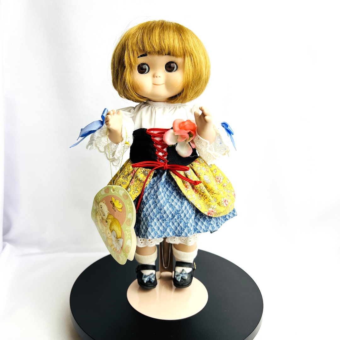 Goebel Dotty Heard 1997 Dolly Dingle Vintage Collectible Doll Stand ...