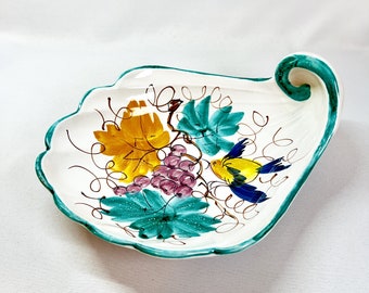 Bauerndorf Italienische Handgefertigte Vintage Schüssel Handwerker Handbemalte Keramik