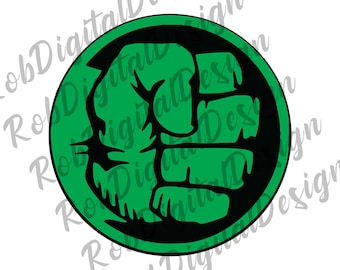 Hulk SVG DXF pronto para cortar logotipo