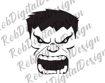 Hulk enfrenta SVG pronto para cortar cricut