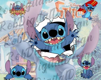 ステッチ 20オンス ストレート タンブラー ラップ 昇華デザイン デジタル ダウンロード