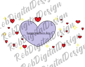 Feliz dia das mães minha filhinha fez esse desenho que ela disse ser exclusivo de sublimação de copo