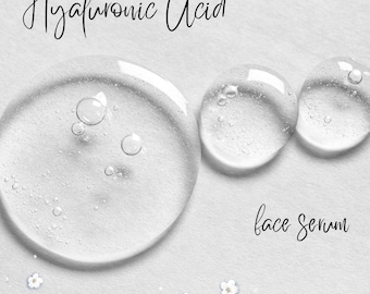 Niacinamide Acid Face Serum, Hyaluronic Acid, Unscented 9.5oz