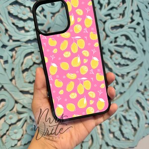 Pink Lemonade Phone Case—Lemon—Summer iPhone Case—Sublimation Case—Fruit Phone Case