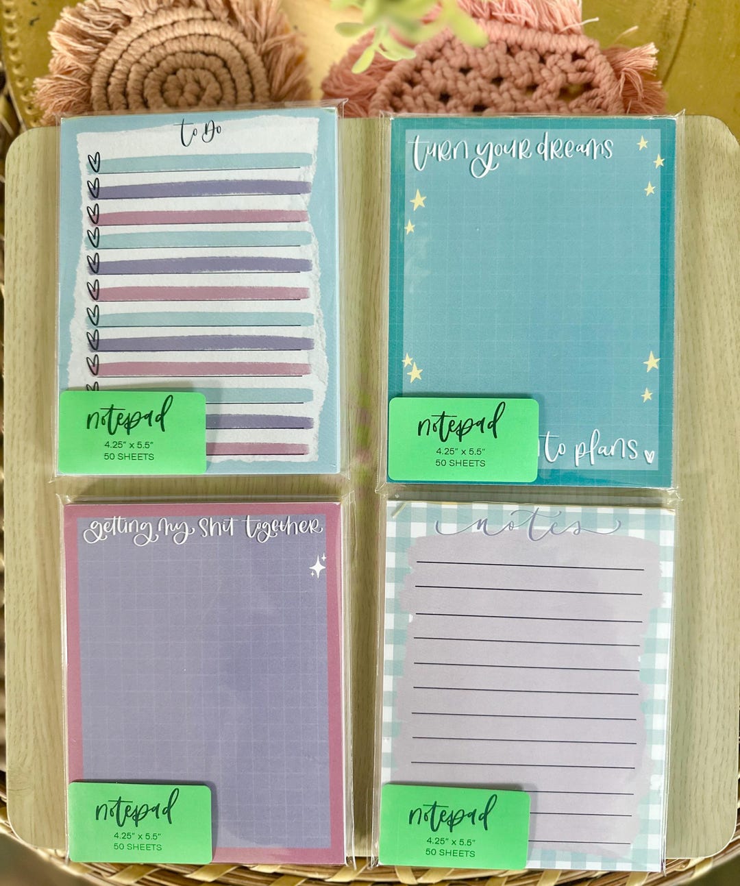 Quoting Notepad Notepad—quote Notepad—to Do List—notes - Etsy