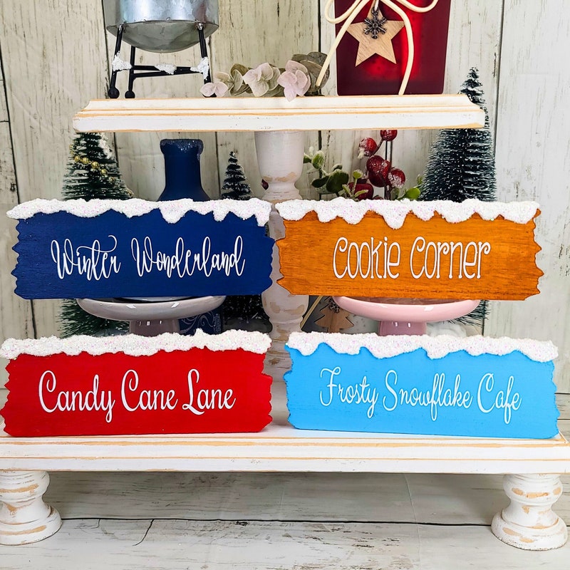 Gingerbread Lane Sign - Etsy