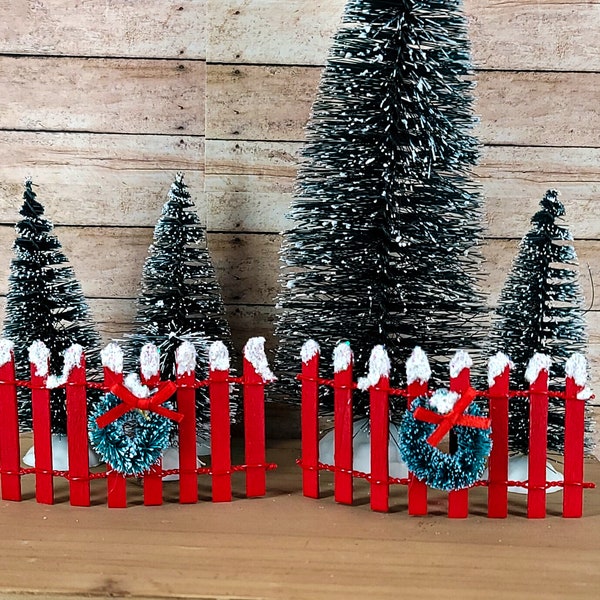 Christmas Tree Fence Etsy