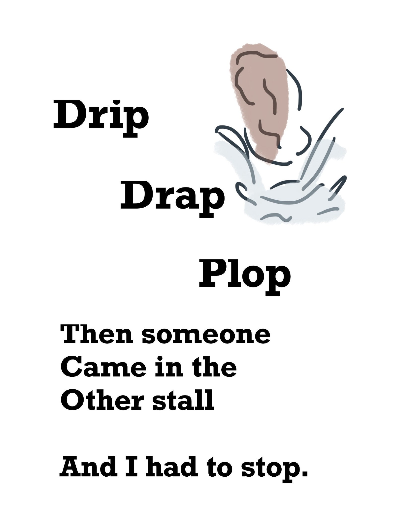 Poop Poem, Poopi Kaur, Printable, Funny, Bathroom, Wall Art, Card