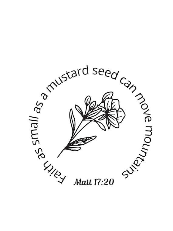Faith as Small as a Mustard Seed Etsy