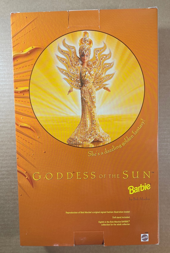 Vintage BOB MACKIE 1995 Goddess of the Sun Barbie limited Editionunopened Mint Condition Collectible Doll Rare Mattel Retro Doll NRFB Etsy