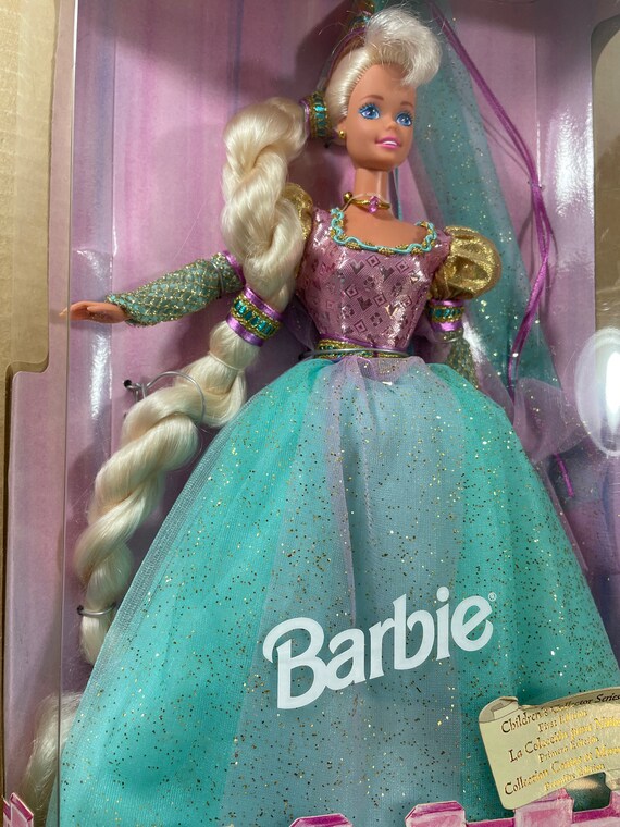Vintage Barbie pop RAPUNZEL BARBIE pop 1994 ongeopende nieuwstaat verzamelpop vintage zeldzame retro Mattel pop NRFB Etsy Nederland
