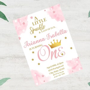 Princess Invitation, Princess Party, Princess Birthday, Girl Birthday Invitation, Instant Download, Editable