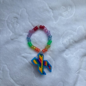 Excision themed perler rave Kandi bracelets - Set of 2