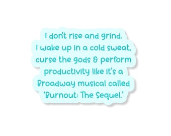 Burnout The Sequel 3" Vinyl Sticker