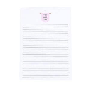 You Got This Pink Flag Notepad 5x7 in