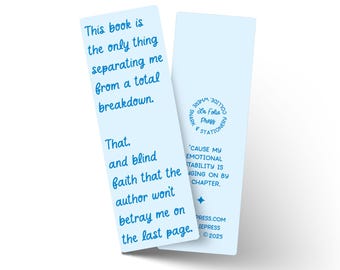 Total Breakdown Funny Glossy Bookmark