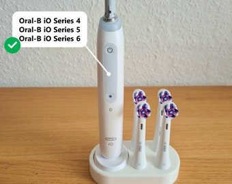 Aufsteckbürstenhalter passend für Oral-B iO Series 4,5,6 - 2 oder 4 Aufsteckbürsten - weiß