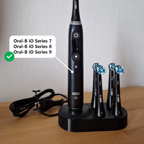 Aufsteckbürstenhalter passend für Oral-B iO Series 7,8,9 - 2 oder 4 Aufsteckbürsten - weiß o. schwarz