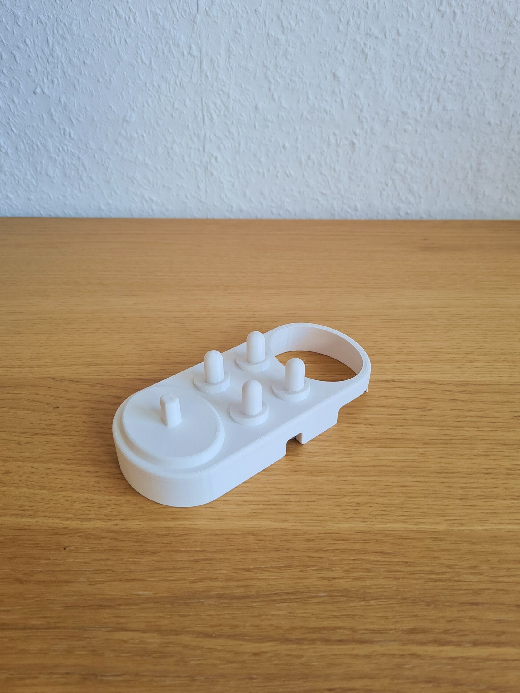 Nincha Halter Für Oral-B Elektrische Zahnbürste – Mit 4 Bürstenköpfen, Weiß/transparent