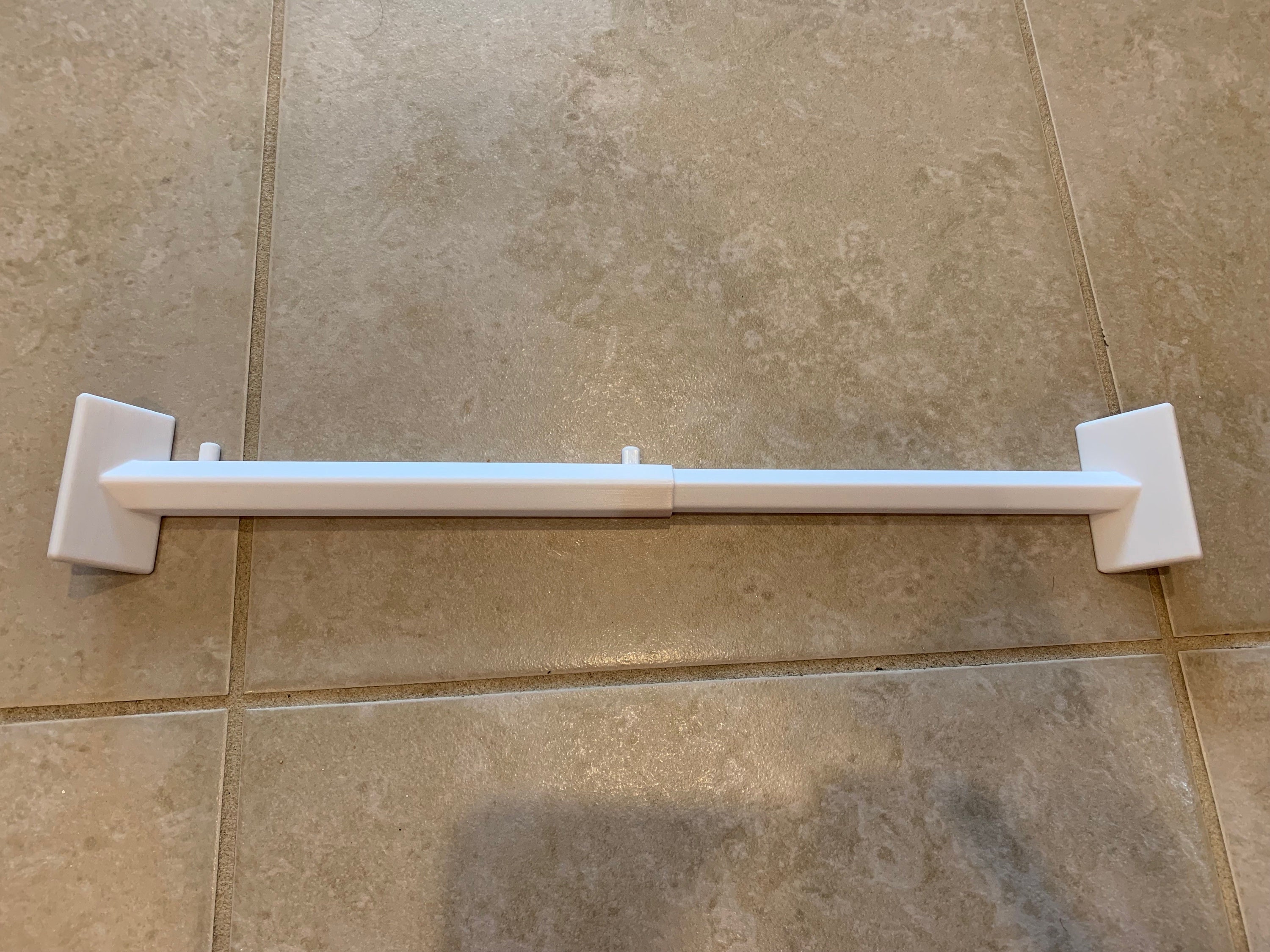 Straight Storage Bar Camper RV Shower Toiletry Support Rod Stick