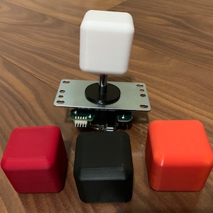 Cube - Arcade Topper Joystick Knob Replacement 3D Printed Arcade1up Sanwa