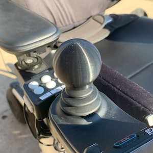 Ball - Power Wheelchair Joystick Knob Sphere Style Replacement 1/4&quot; Stem Size