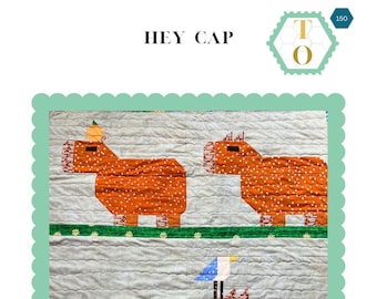 Hey Cap: Patrón de edredón PDF Carpincho - Descarga digital