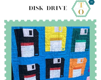 Unidad de disco: Patrón de edredón PDF - Descarga digital