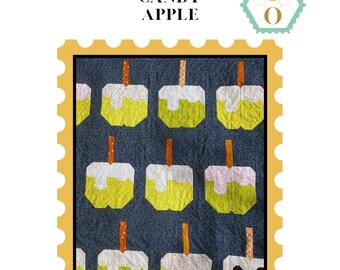 Patrón de edredón en PDF Candy Apple (descarga digital)