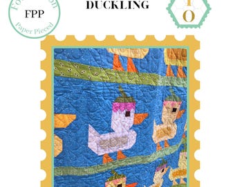 Patito: Patrón de edredón en PDF - Piezas de base - Descarga digital