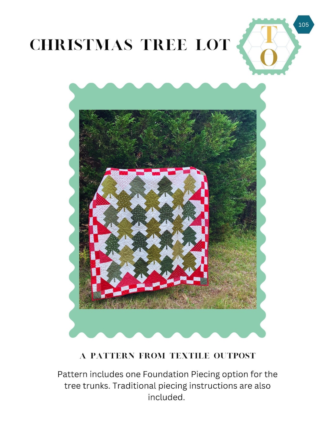 Christmas Tree Lot: PDF Quilt Pattern - Digital Download - Christmas ...