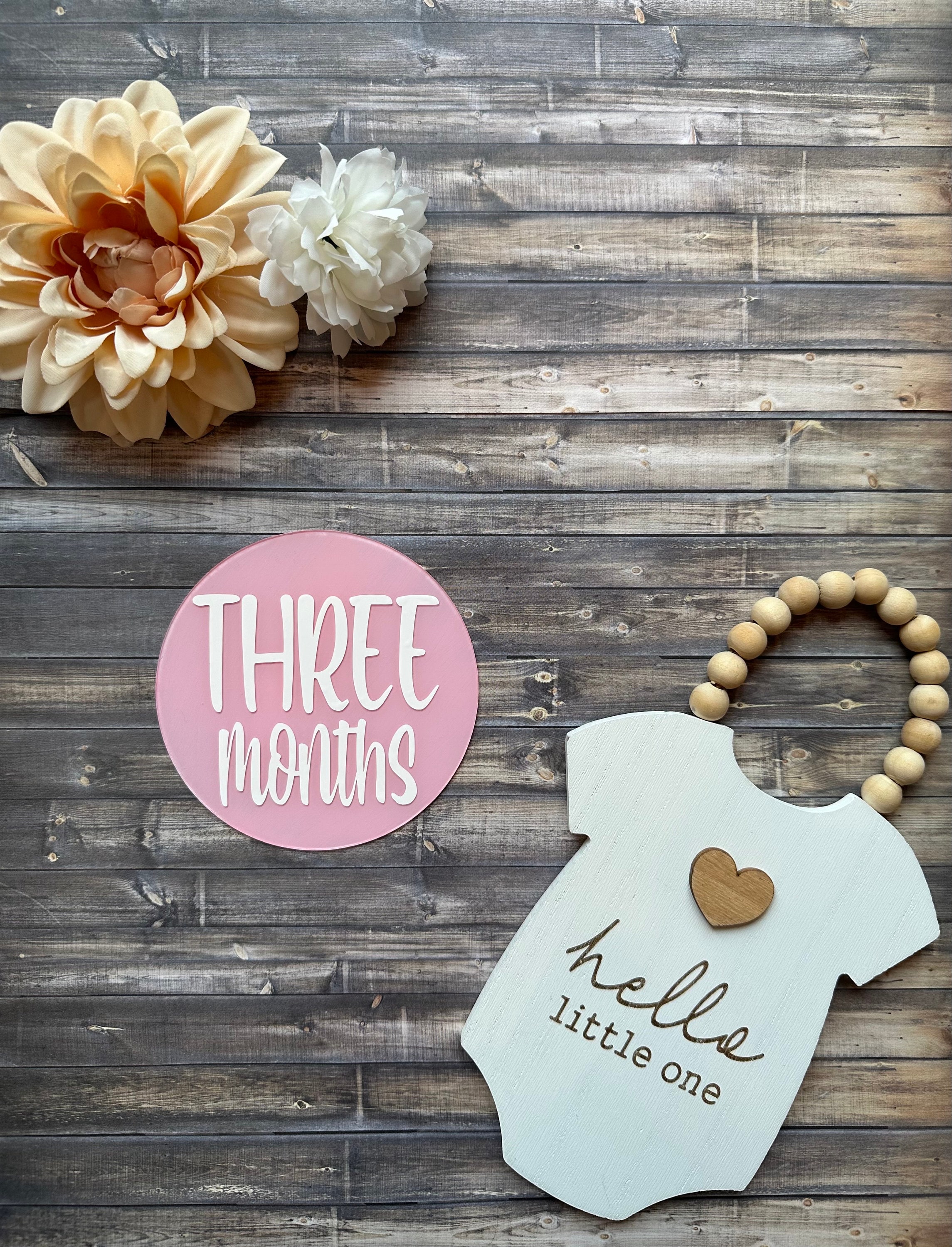 Baby Girl Milestone Markers Etsy