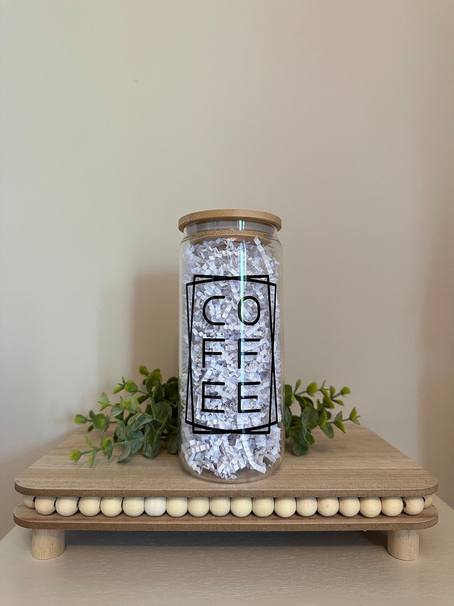 Iced Coffee 20oz Beer Can Glass Tumbler With Lid & Straw Etsy