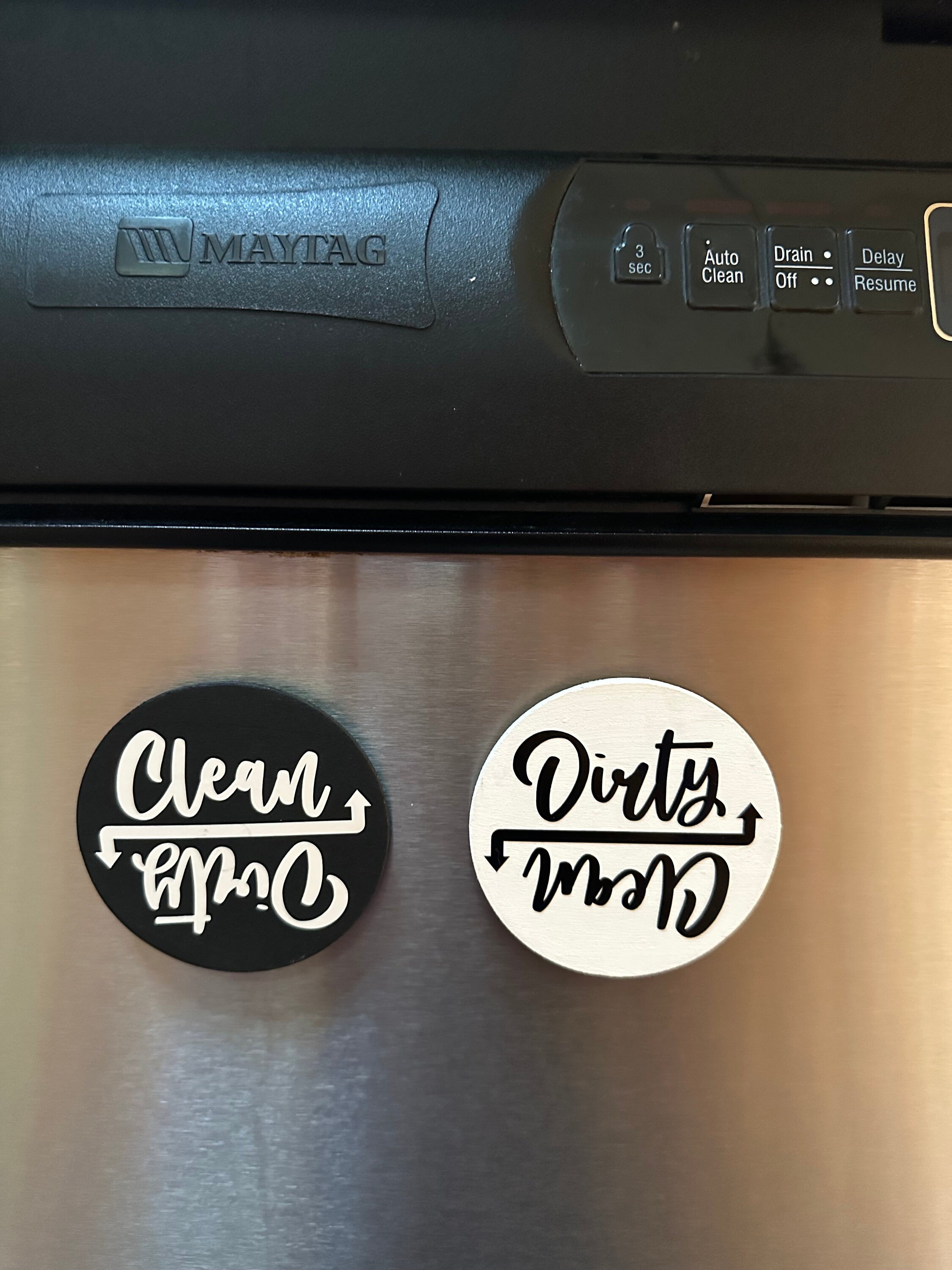Dishwasher Clean & Dirty Arrow Magnets - Etsy