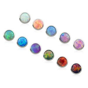 16g-18g Opal END incastonato in titanio di grado implantare con un modello di filettatura da 0,9 mm funziona con i nostri dorsi filettati da 18g e 16g (solo la parte superiore)
