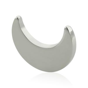16g- 18g Threaded Accessories: Titanium Moon 0.9mm threading pattern works with 18g and 16g threaded back