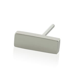 Accesorios sin rosca: titanio de grado de implante, tamaño de pasador rectangular de 0,46 mm, compatible con respaldos RUWSE