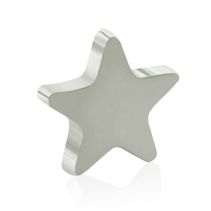 Acessórios rosqueados de 16g a 18g: O padrão de rosqueamento Titanium Flat Star de 0,9 mm funciona com roscas traseiras de 18g e 16g