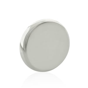 16g- 18g Threaded Accessory Titanium Flat Disk 0.9mm threading pattern works with 18g and 16g back