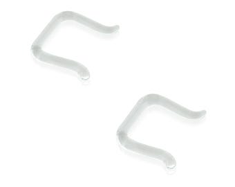 16g-14g Herradura en vidrio de borosilicato Retenedores de barra circular invisibles