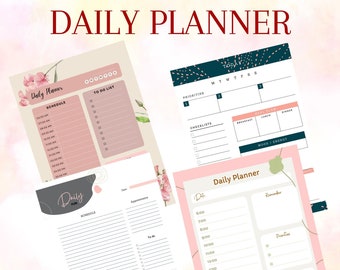2022 DAILY PLANNER Minimalist Digital Planner
