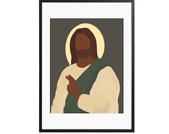 Jesus the prince of peace DIGITAL PRINT (Christian wall art)